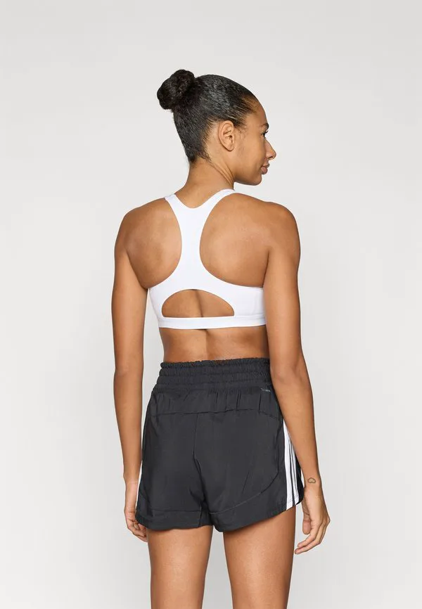 Спортивный бюстгальтер средней степени поддержки Adidas Performance, White — фото 3