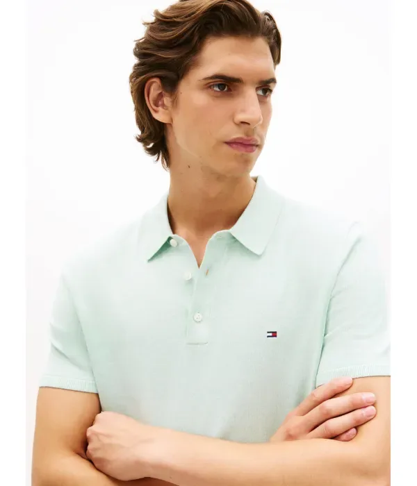 Поло ESSENTIAL regular fit Tommy Hilfiger, мятный — фото 4