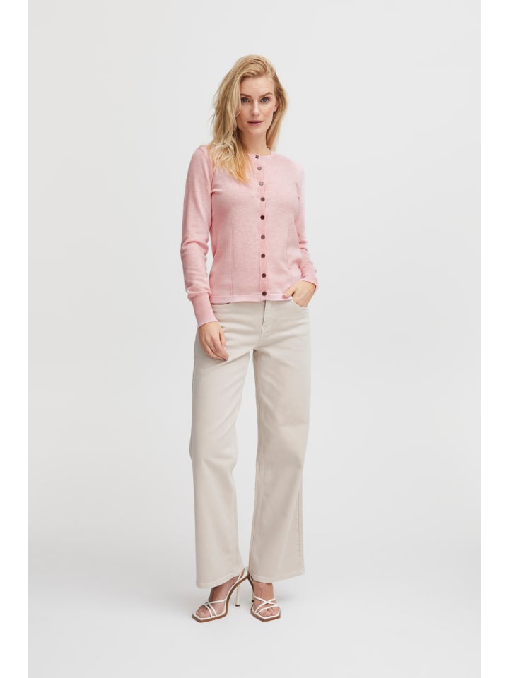 

Pulz Кардиган PZSARA, стандартный крой, цвет Pink Lady Melange