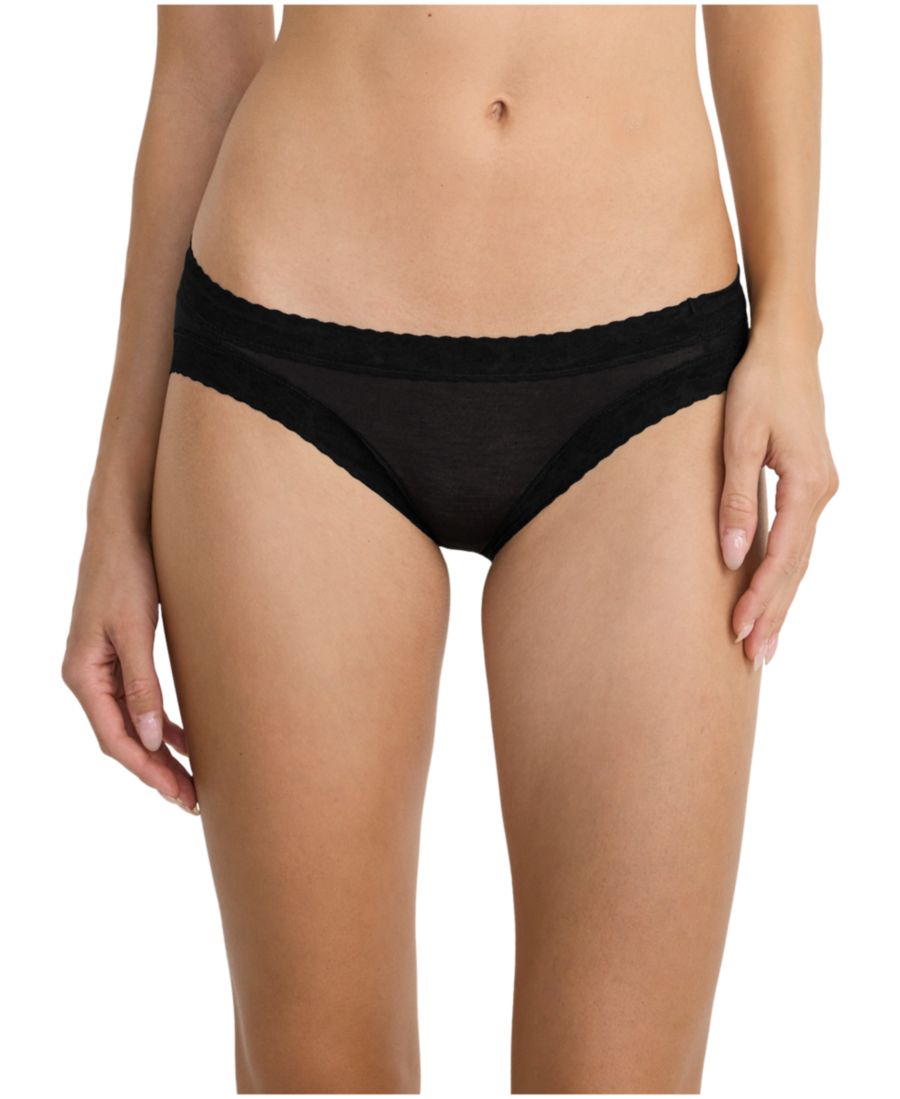 

Плавки-бикини из мягкого эластичного кружева со средней посадкой 4519 Jockey, Black