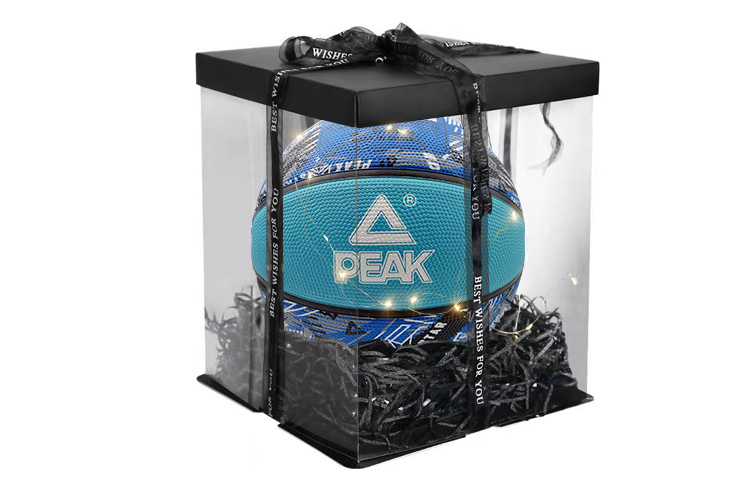 

PEAK Резиновый баскетбольный мяч blue gray размер 7 тренировочный unisex