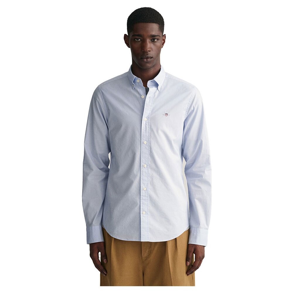 

Рубашка с длинным рукавом Gant Slim Fit Poplin, белый