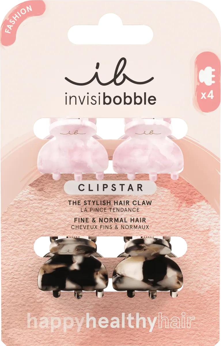 

Заколки для волос Clipstar Petit Four 4 шт. invisibobble