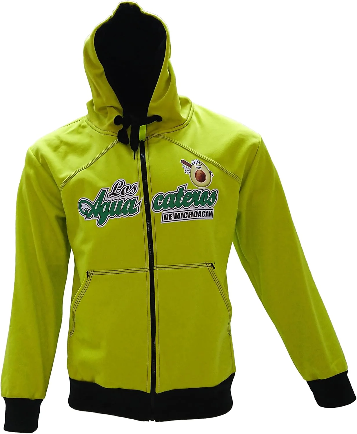 

Толстовка Los Aguacateros de Michoacan Full Zipper зеленая/черная ARZA