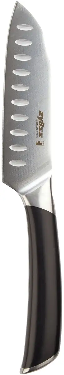 

Нож zyliss Santoku "Comfort Pro", (1 шт.), немецкая нержавеющая сталь, прочный, эргономичной формы Общая длина 26 см, Длина лезвия 13 см., серебристый/черный