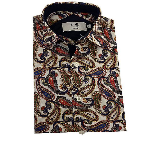 

Мальчиковая рубашка slim fit royal paisley Elie Balleh