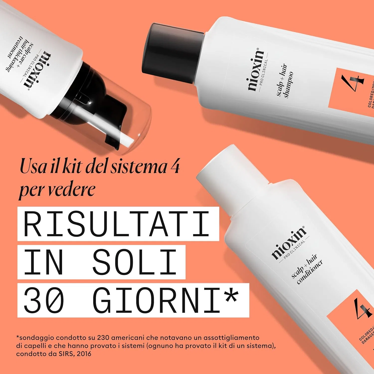 Набор для утолщения волос «Scalp + Hair Thickening System 4 Triphasic Kit» от Nioxin Nioxin — фото 3