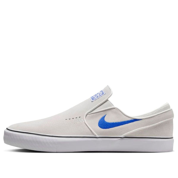 

Кроссовки sb janoski+ slip 'summit white hyper royal' Nike, белый