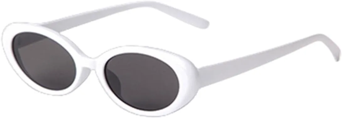 

Модные винтажные ретро-солнцезащитные очки маленького овального размера для женщин и мужчин, с желтыми линзами и защитой от УФ-излучения UV400 WNCKSQ, C8