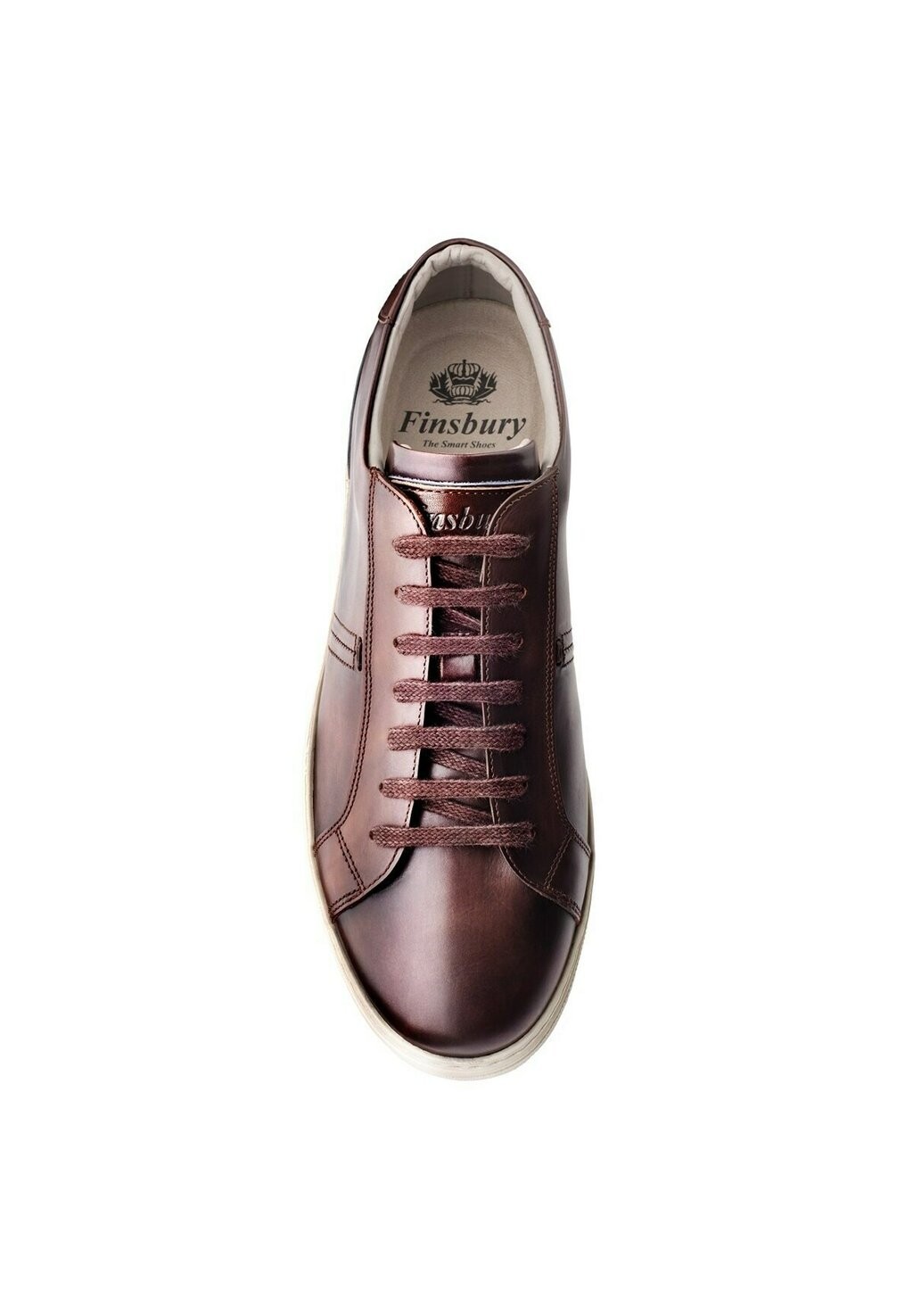 

Кроссовки на шнуровке CUIR RIVA Finsbury, коричневый