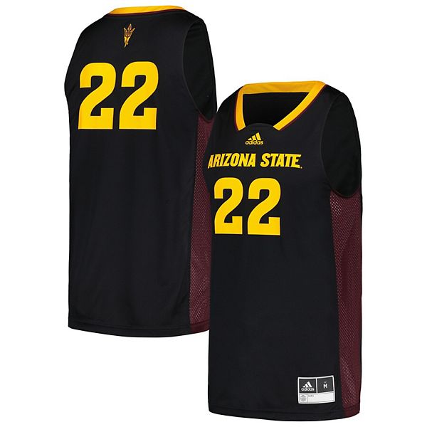 

Мужская футболка adidas #22 black arizona state sun devils swingman Unbranded