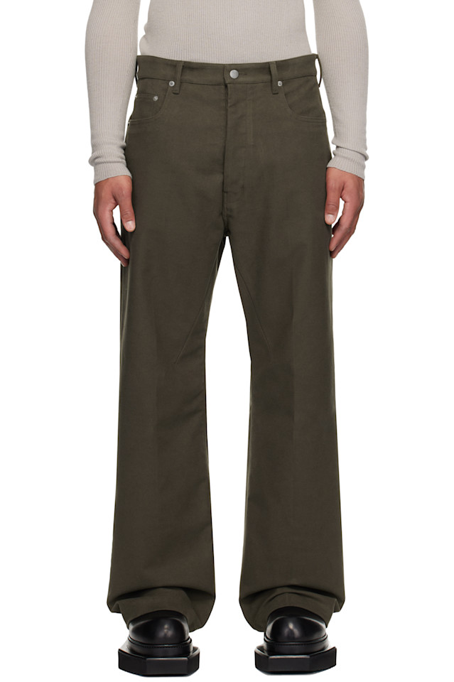 

Rick Owens Хаки конкордианские гетские джинсы