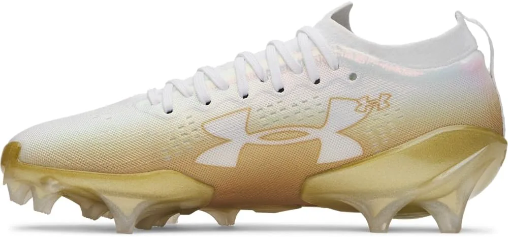Футбольные бутсы Under Armour Blur Pro для мужчин, белый/металлик золотой/золотой