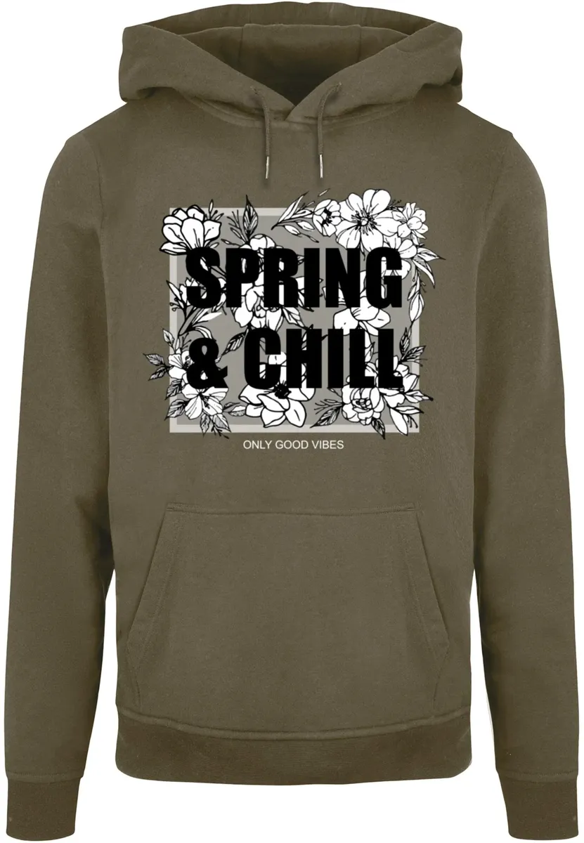 

Толстовка с капюшоном Merchcode " Merchcode Men's Spring And Chill Basic Hoody", оливковый