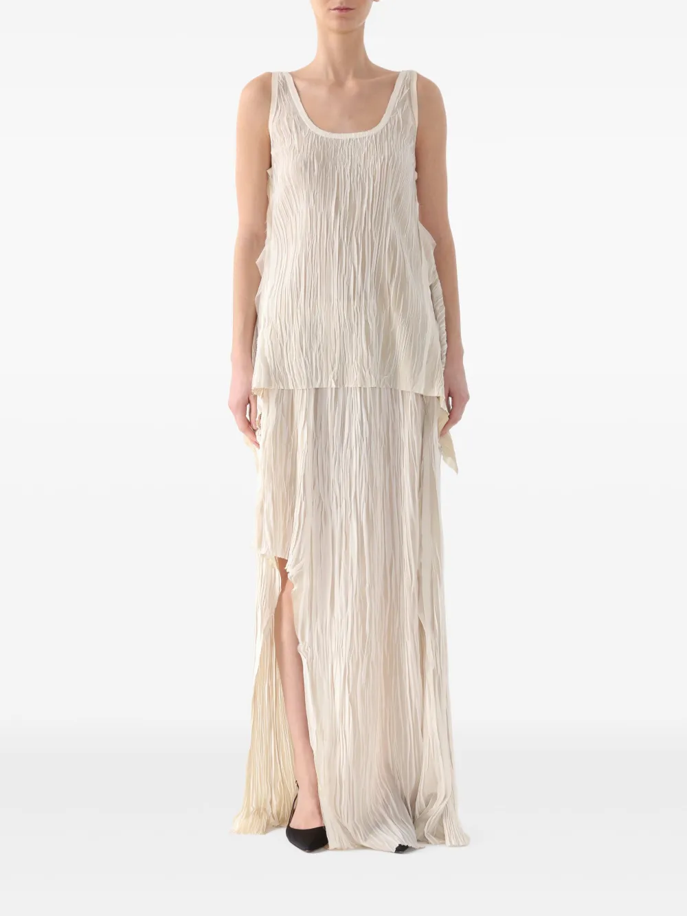 

Плиссированная юбка Jason Wu Collection, нейтральный