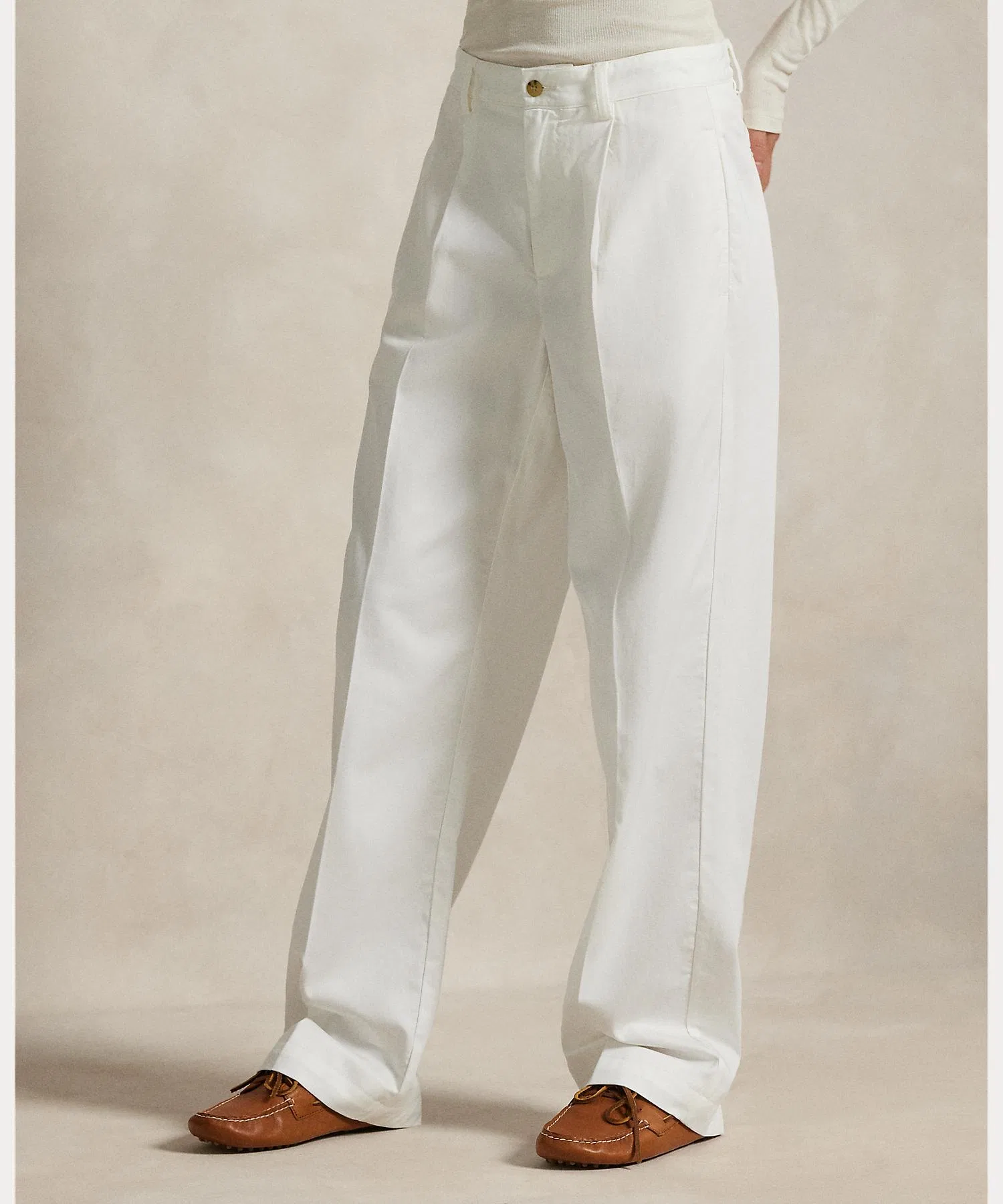 Женские брюки POLO RALPH LAUREN из хлопка и лиоцелла — фото 3