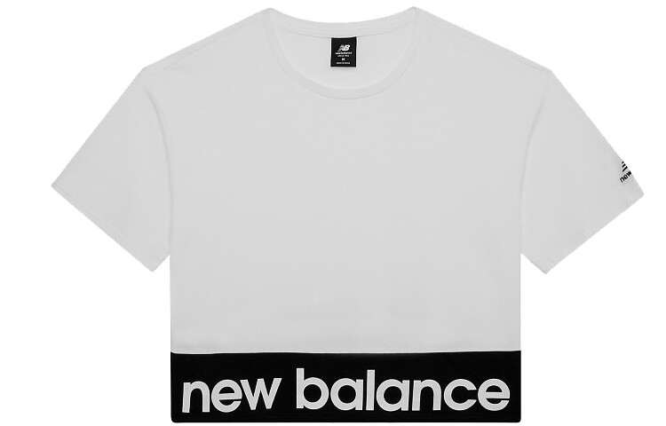 

Укороченный топ женский белый New Balance