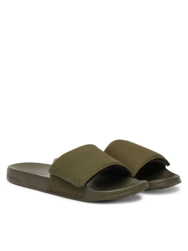 Calvin Klein Мюли Ess Slide Adj Monobrand Cv HM0HM02115 Green — фото 2