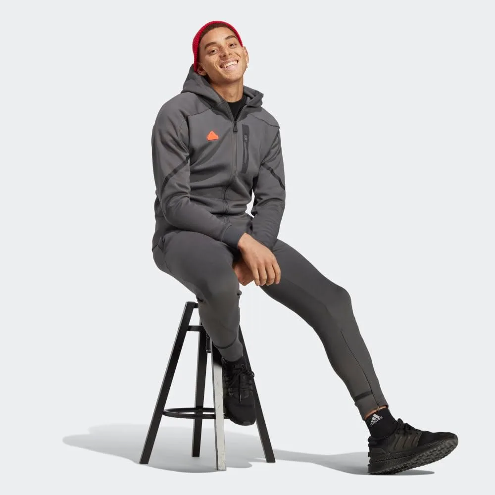 Мужские спортивные брюки Adidas Designed 4 Game Day Pants, серый — фото 3