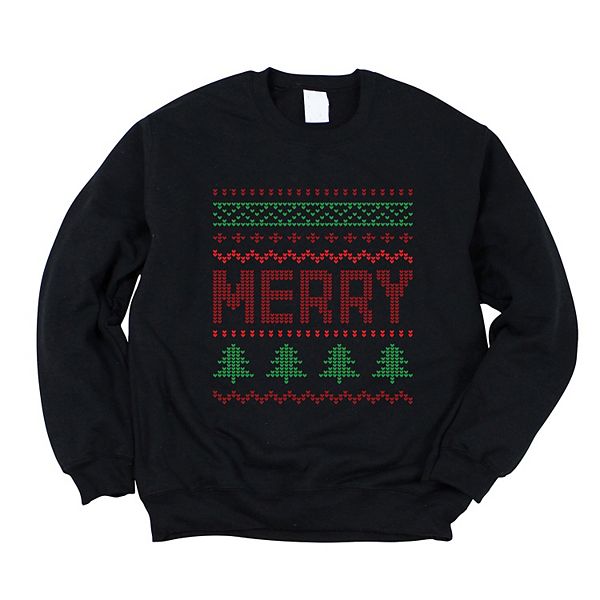 

Свитшот женский с принтом Ugly sweater merry Simply Sage Market, Midnight, Зеленый, Свитшот женский с принтом Ugly sweater merry Simply Sage Market, Midnight