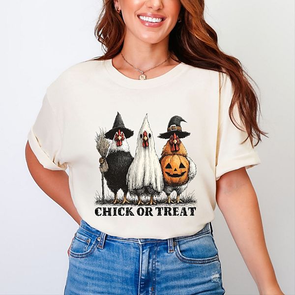 

Футболка Chick or treat с принтом в виде цыплят Simply Sage Market, Ivory, Зеленый, Футболка Chick or treat с принтом в виде цыплят Simply Sage Market, Ivory