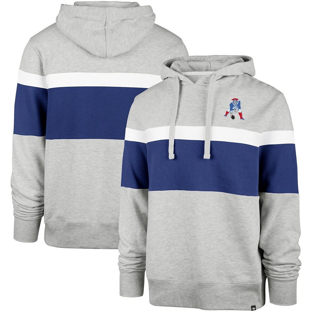 

Мужская толстовка с капюшоном '47 Heather Grey New England Patriots Warren, цвет Pat Grey