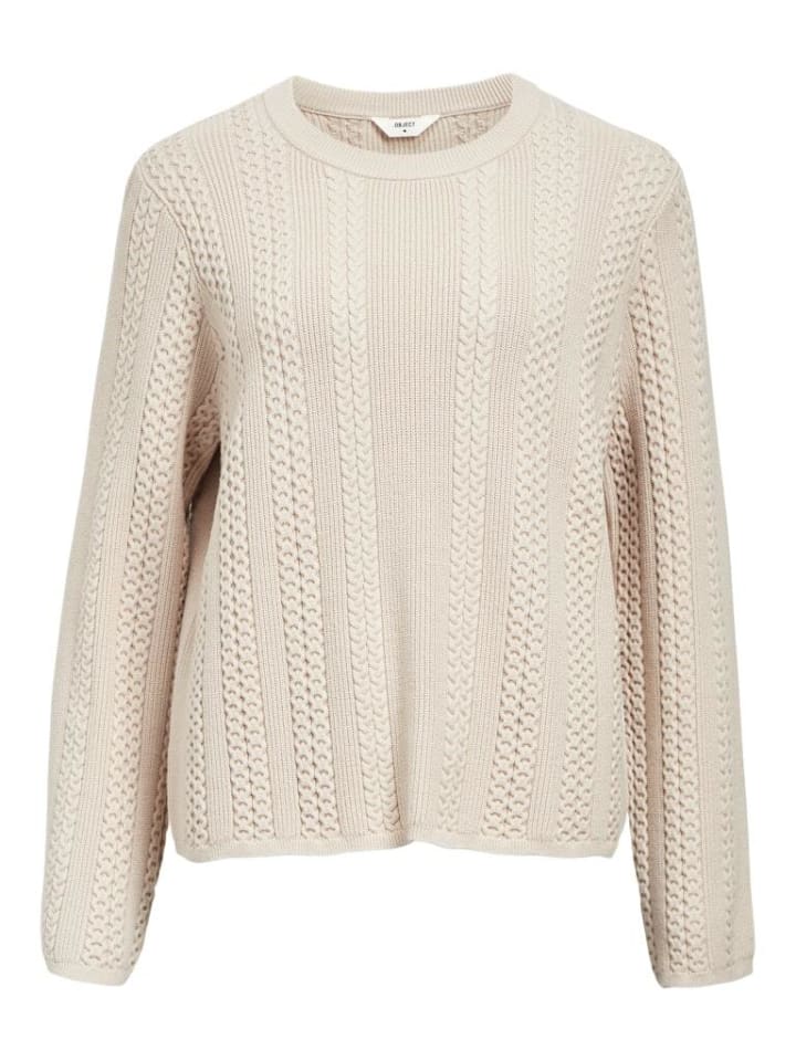 

Пуловер Object Pullover, цвет silver gray