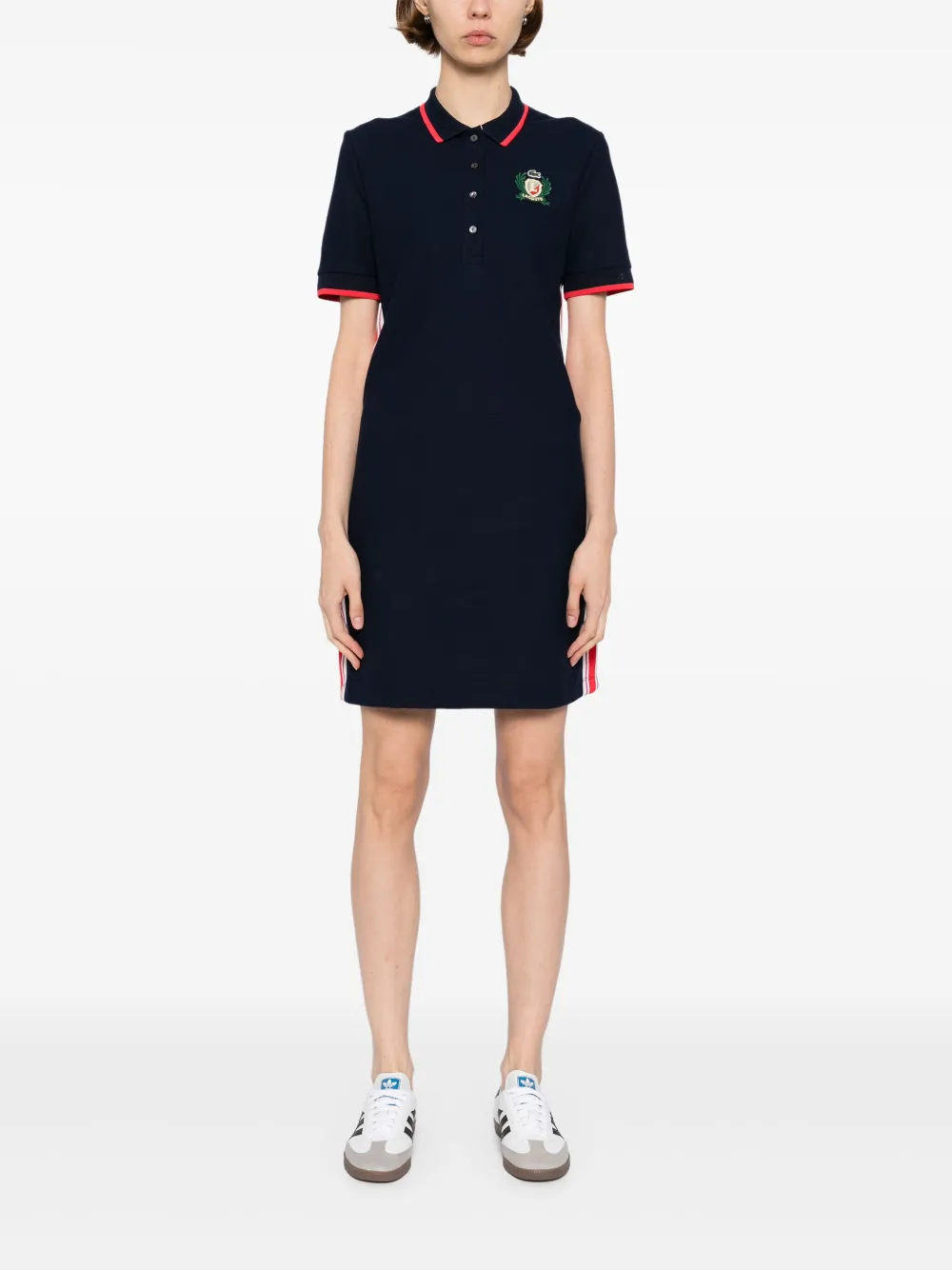 Платье-поло Slim Fit от French Made Lacoste, синий — фото 2