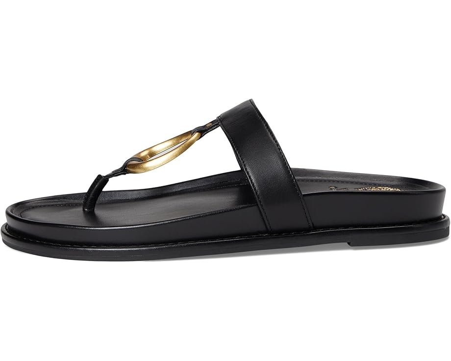 Сандалии Vince Camuto Genri O-Ring Thong Slide Sandals, черный — фото 4
