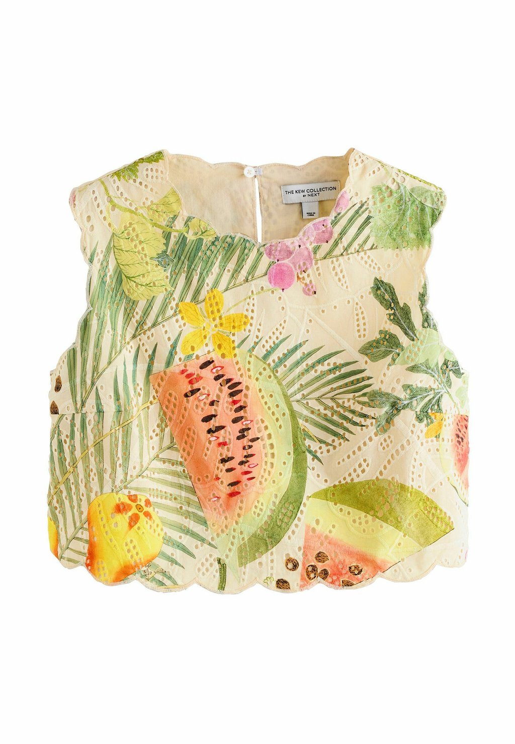 

Топ REGULAR FIT - BRODERIE EMBROIDERED - Blouse Next, зеленый