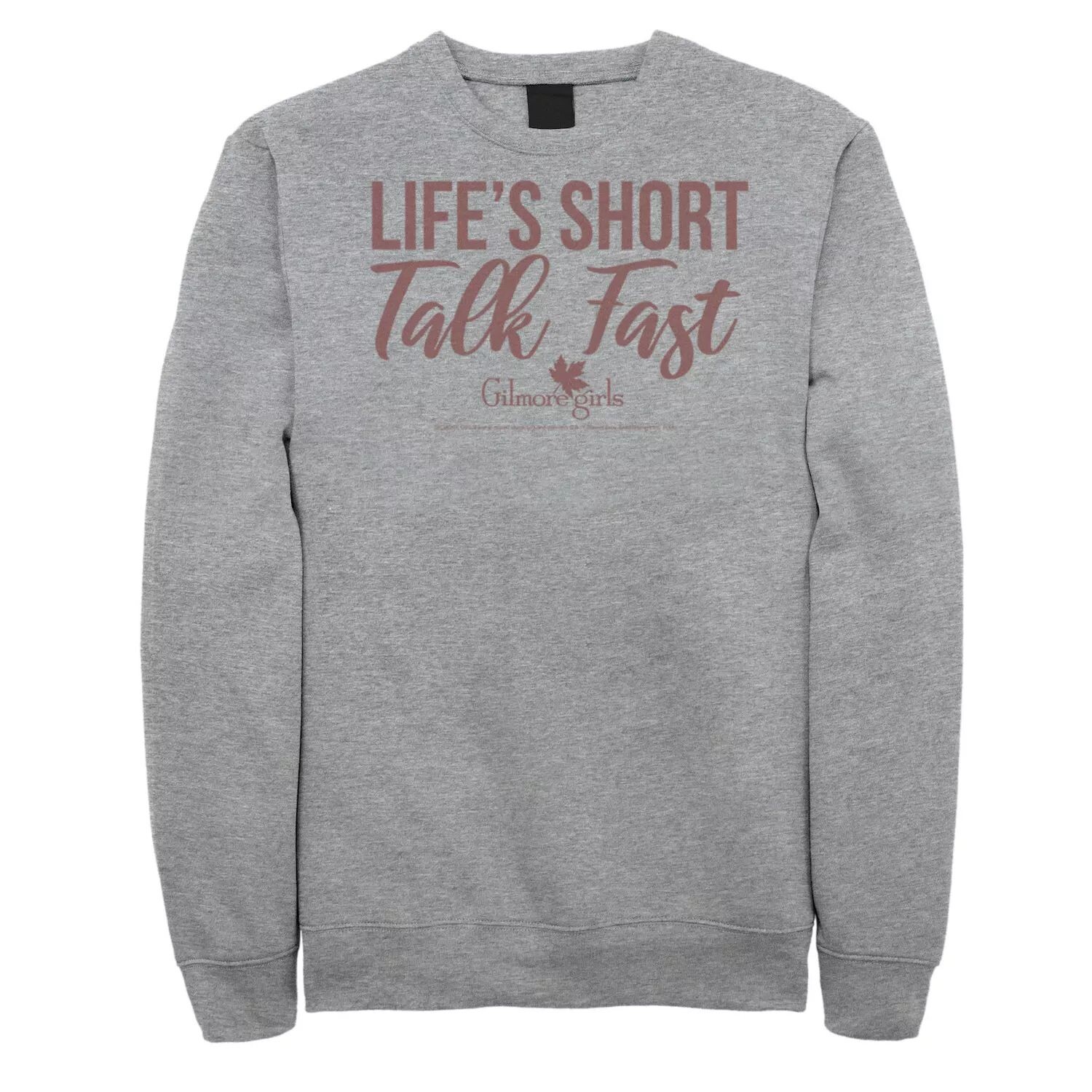 

Мужской свитшот Gilmore Girls Life's Short Talk Fast Licensed Character