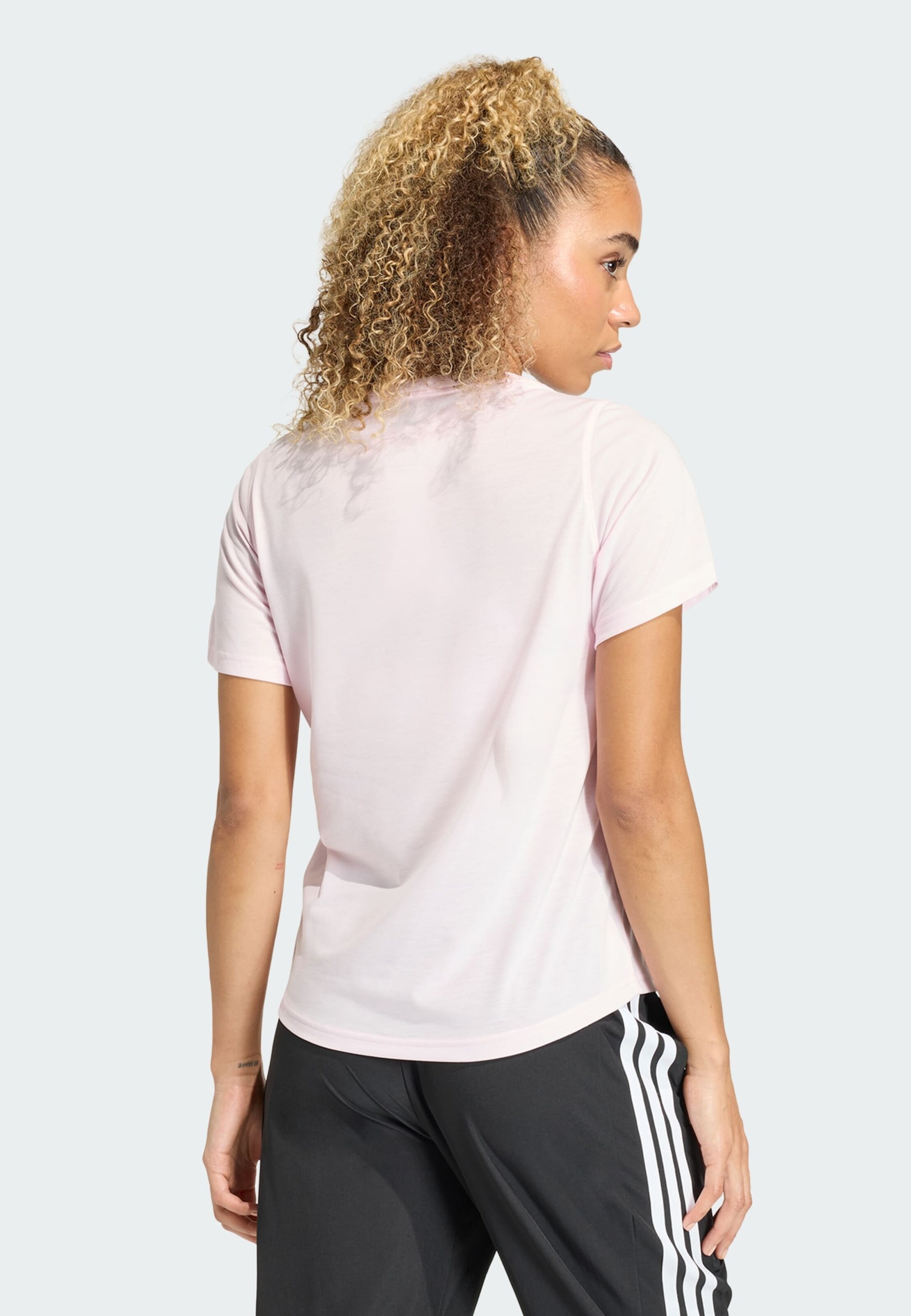 Adidas Performance Футболка Performance 'Essentials' в цвете Rose — фото 3