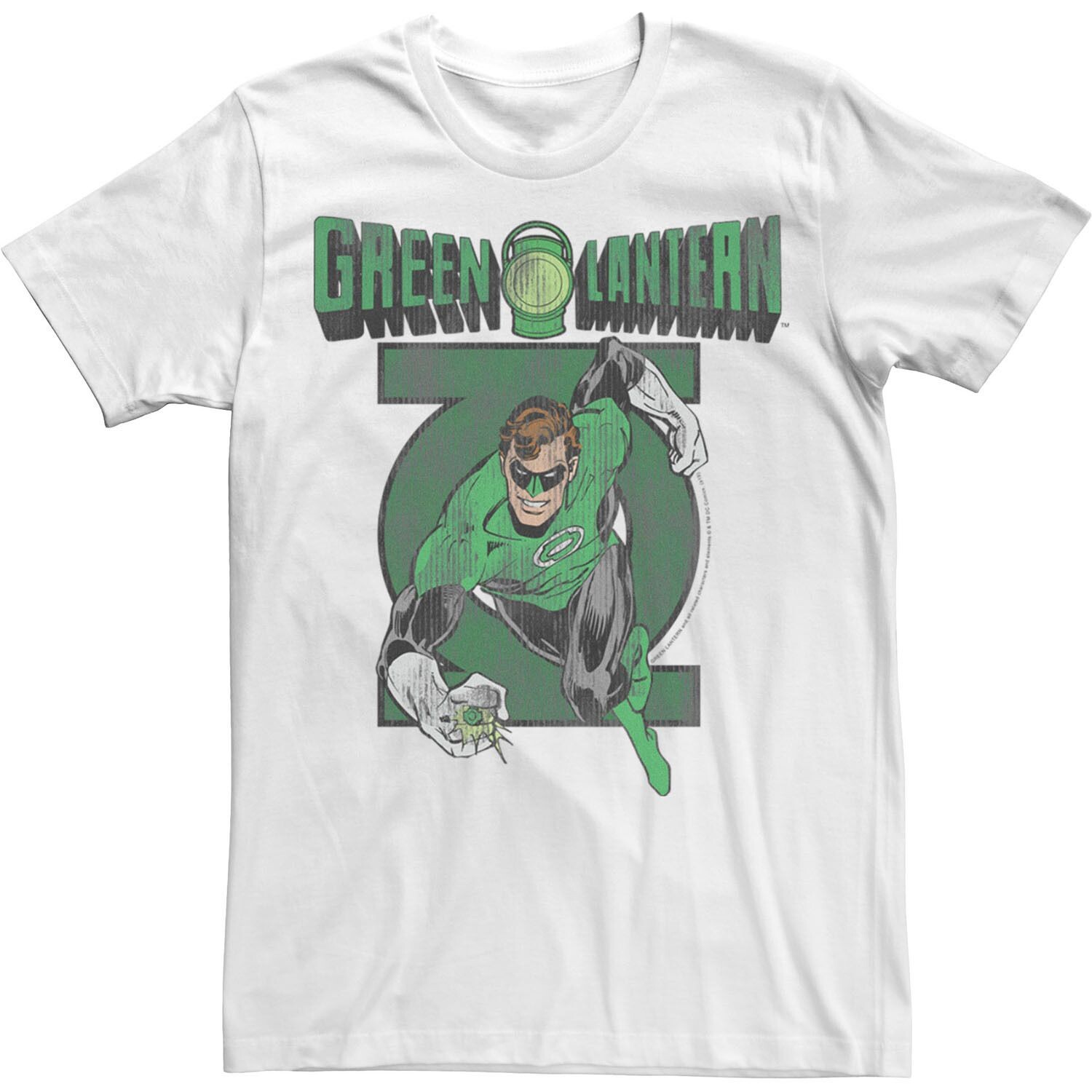 

Мужская футболка с логотипом Green Lantern Run Hal Run Licensed Character