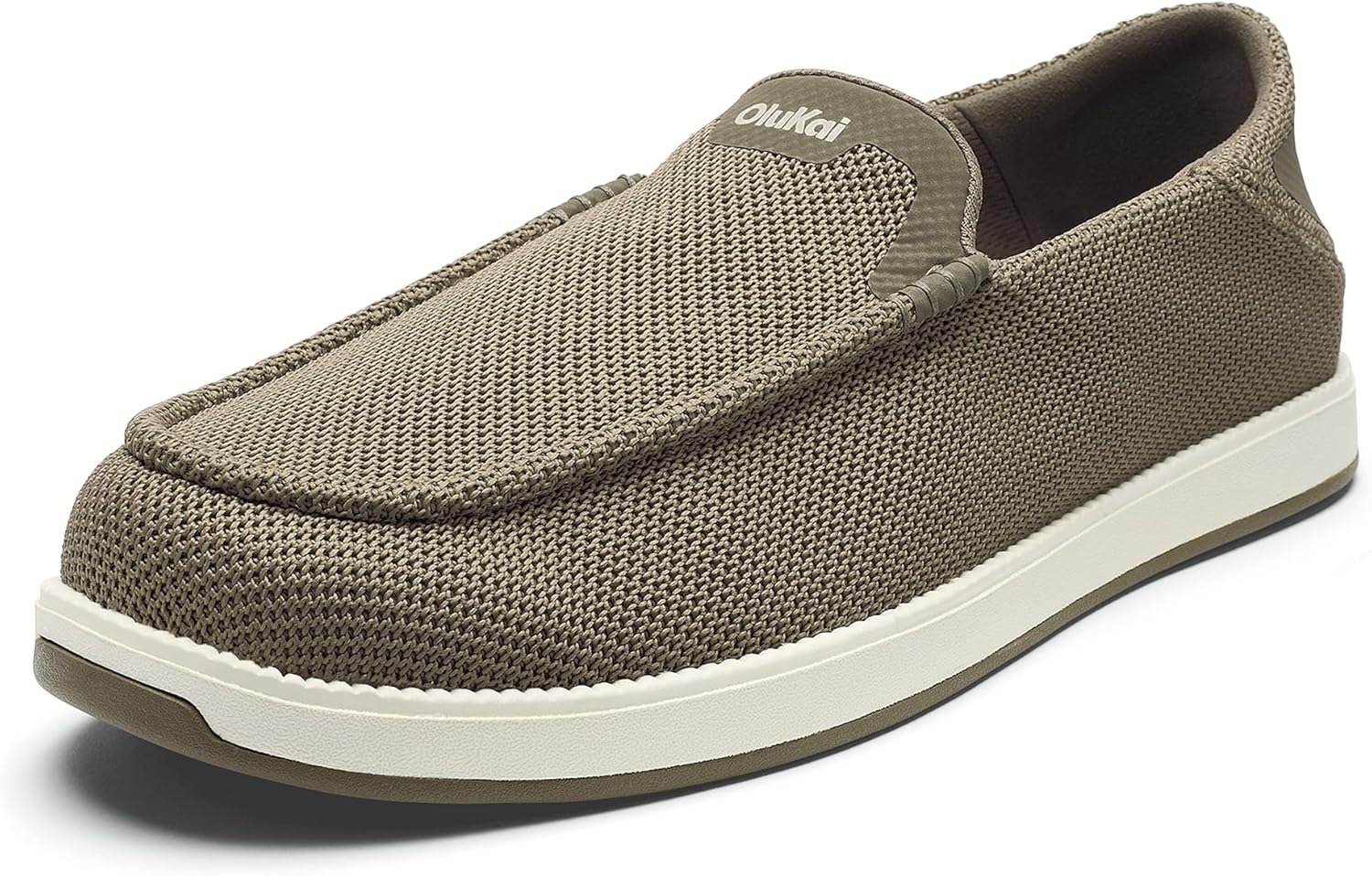 

Мужские слипоны OLUKAI Kakaha Mesh с сетчатой верхней частью, легкая и универсальная обувь на каждый день, комфортная для носки весь день, Clay/Clay
