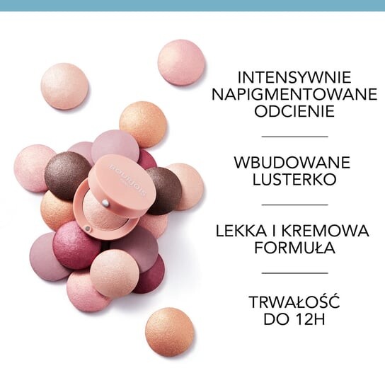 Тени для век 10 оттенков Dore Ole, 1,2 г Bourjois, Little Round Pot — фото 4