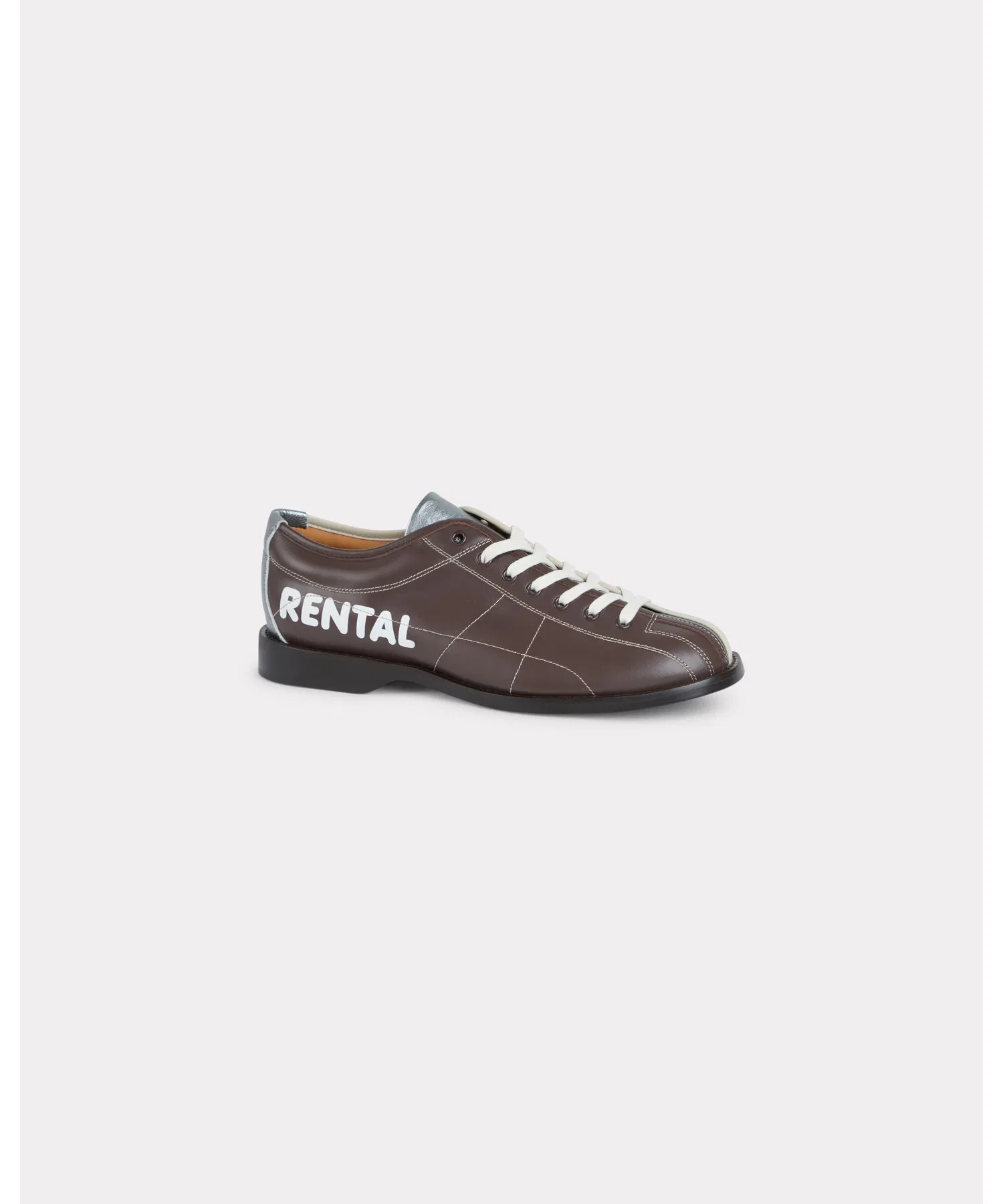Мужские кожаные ботинки KENZO Striker Leather Bowling Derby — фото 4