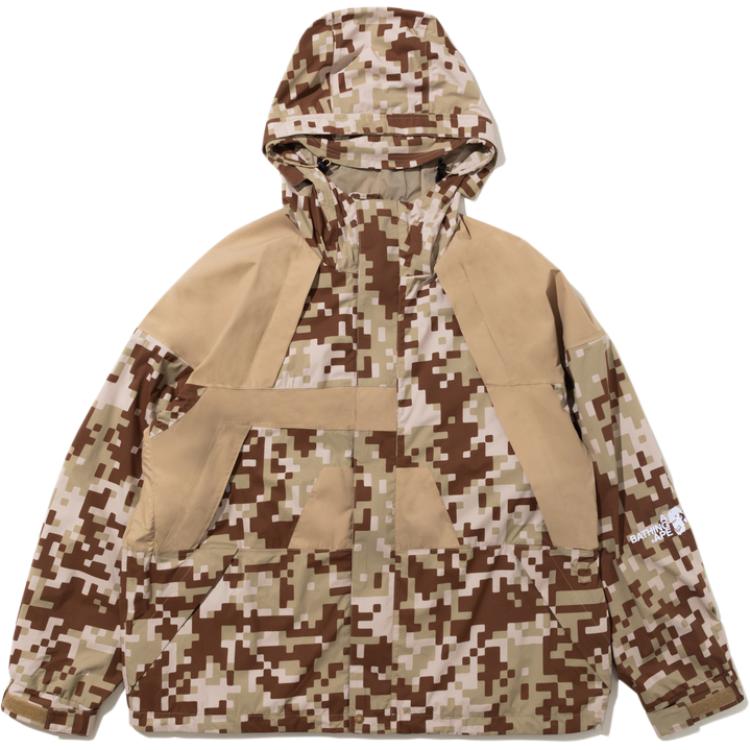 Мужская куртка Kazuki Kuraishi Collaboration FW25 A Bathing Ape, camouflage серый белый — фото 3