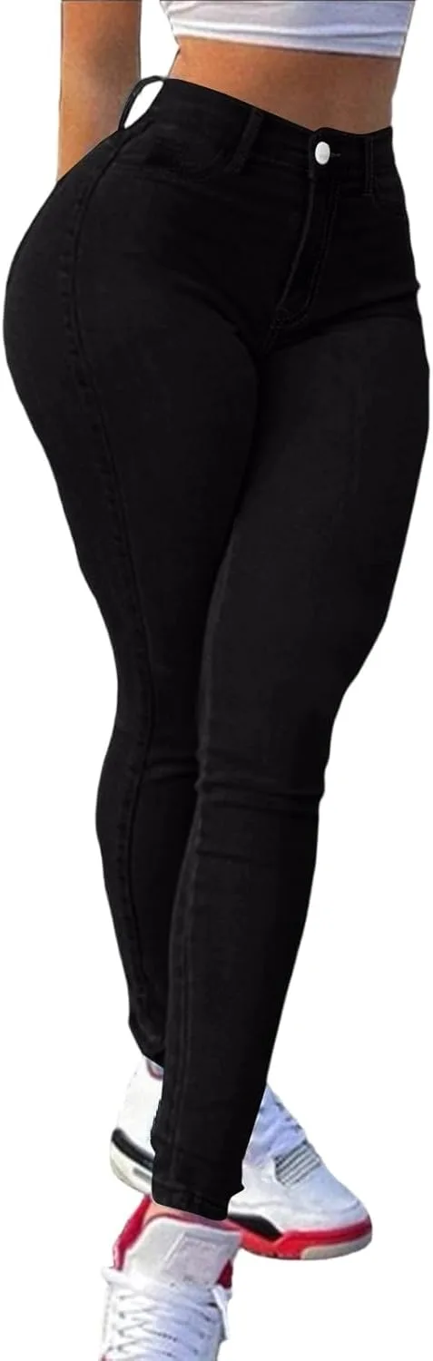 

Джинсы для женщин High Waist Skinny Stretch Curvy