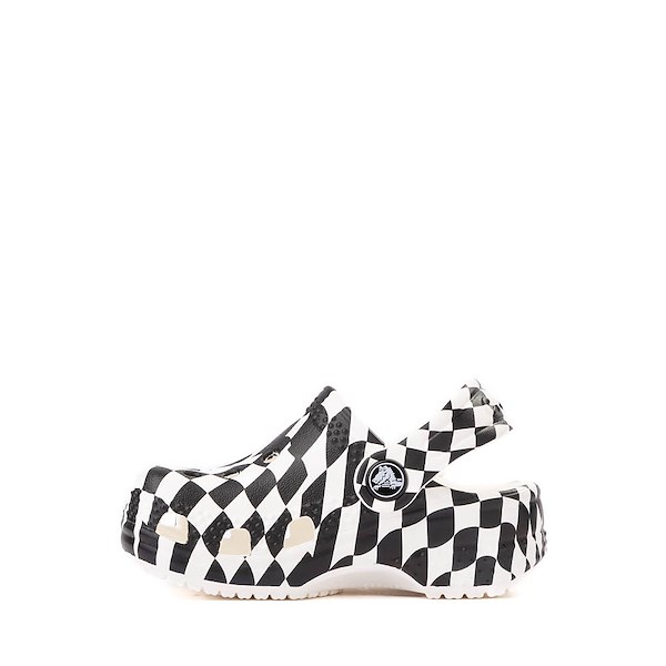 

Сабо Crocs Littles Warped Checker Clog, цвет White/Warped Checkerboard