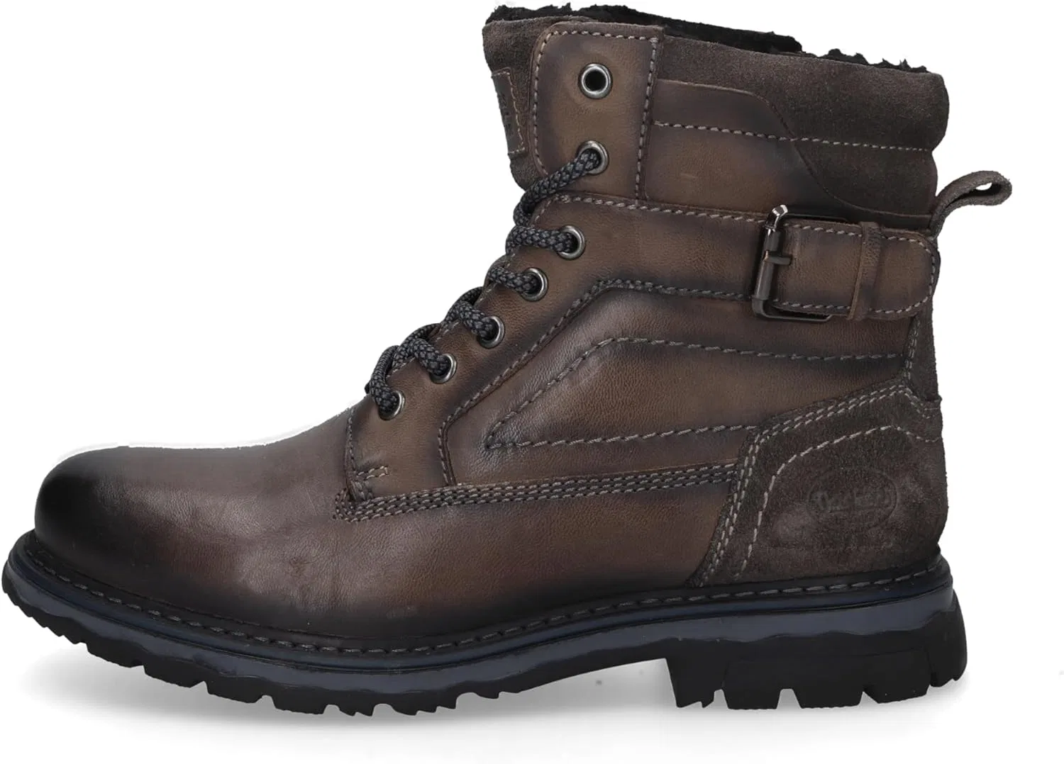 Мужские классические ботильоны Dockers by Gerli, сменная стелька, теплая подкладка, Dark Grey 220 — фото 2