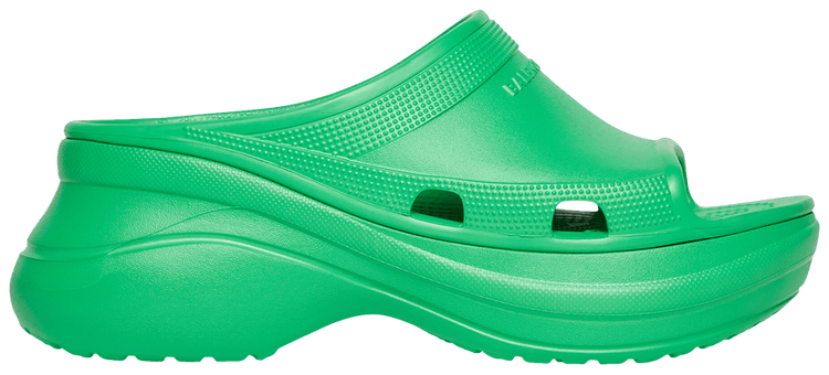 Сандалии Balenciaga Crocs x Balenciaga Wmns Pool Slide Sandal 'Green', зеленый