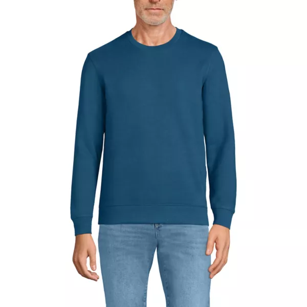 

Мужская худи с длинным рукавом Serious Sweats Lands' End, цвет evening blue