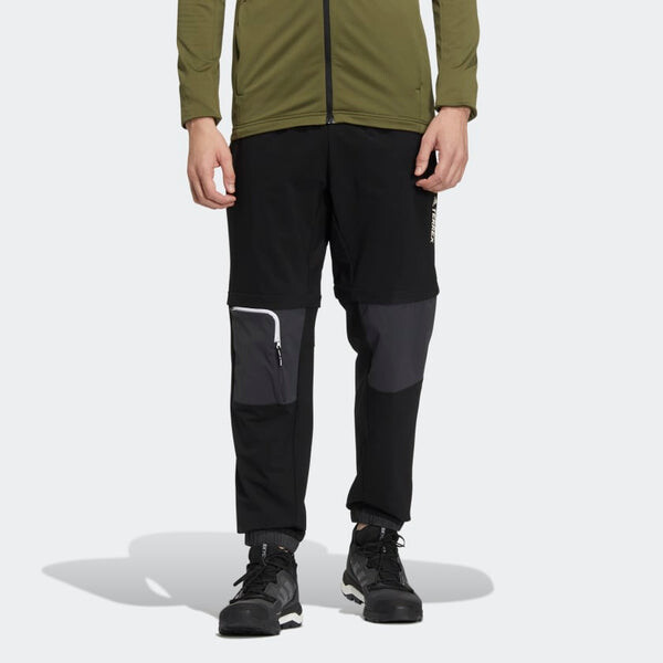 Спортивные штаны Men's adidas Voyager Detachable Pants Elastic Waistband Bundle Feet Sports Pants/Trousers/Joggers Black, черный — фото 3