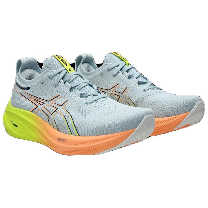 Кроссовки мужские GEL-NIMBUS 26 с низким верхом бирюзового цвета Asics — фото 3