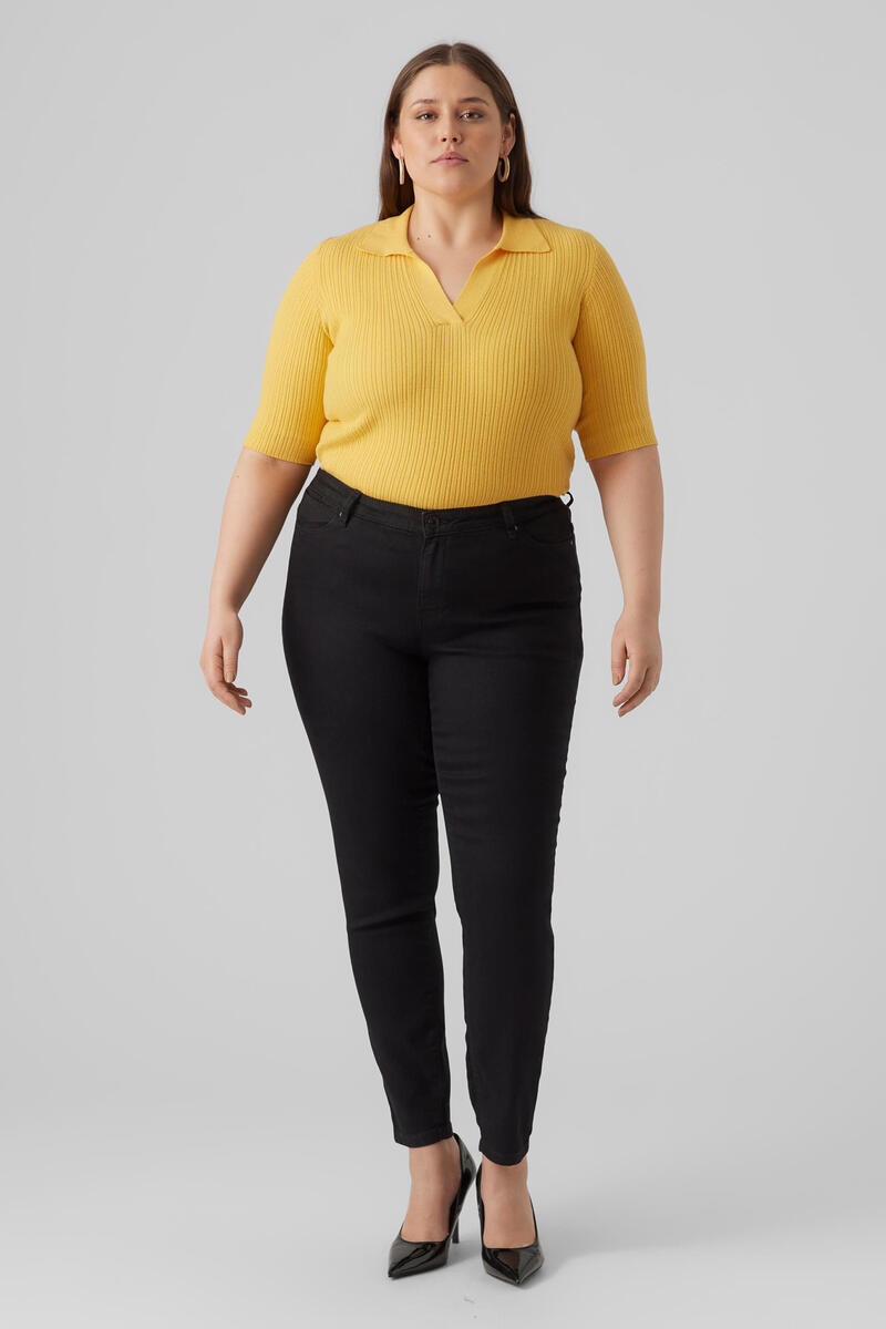 

Джинсы джеггинсы больших размеров Vero Moda Curve, черный
