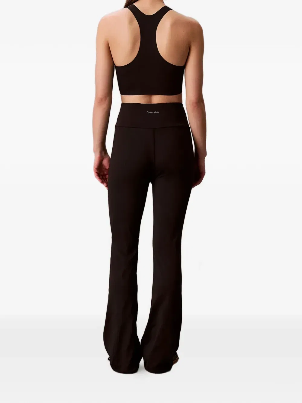 Спортивные леггинсы с завышенной талией Calvin Klein, черный — фото 2