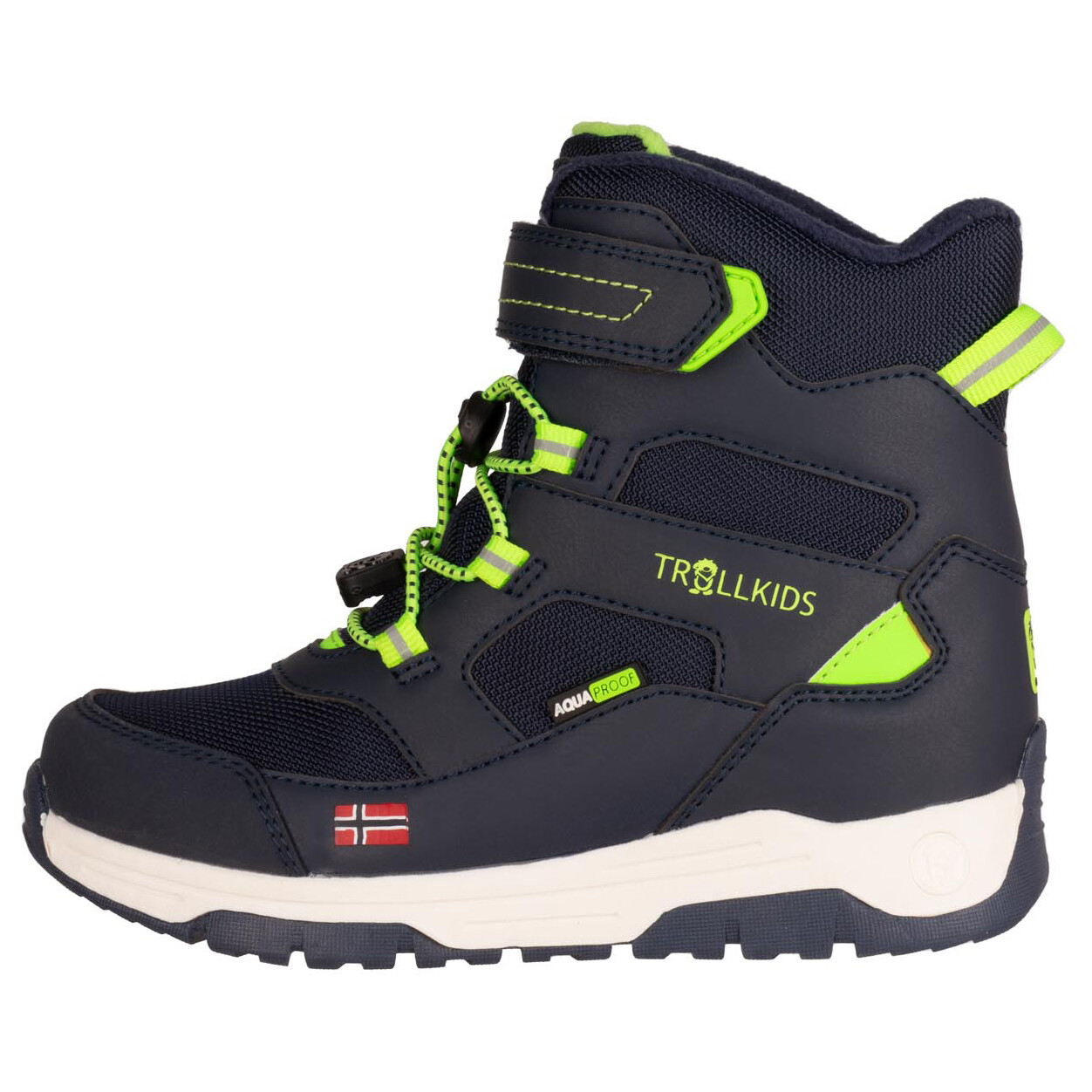 

Зимняя обувь Trollkids Lofoten Winter Boots Pro, цвет Navy/Viper Green