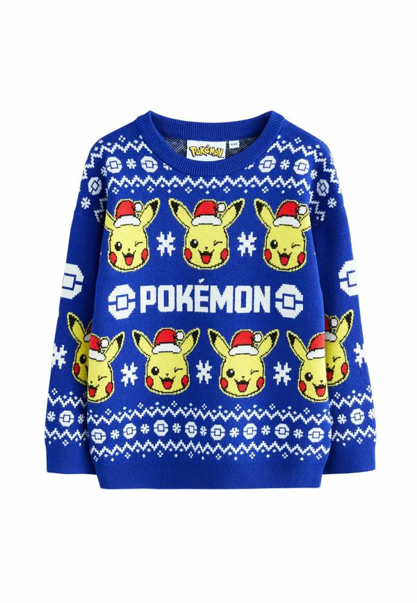 Рождественский свитер Next, Bright Blue Pokémon