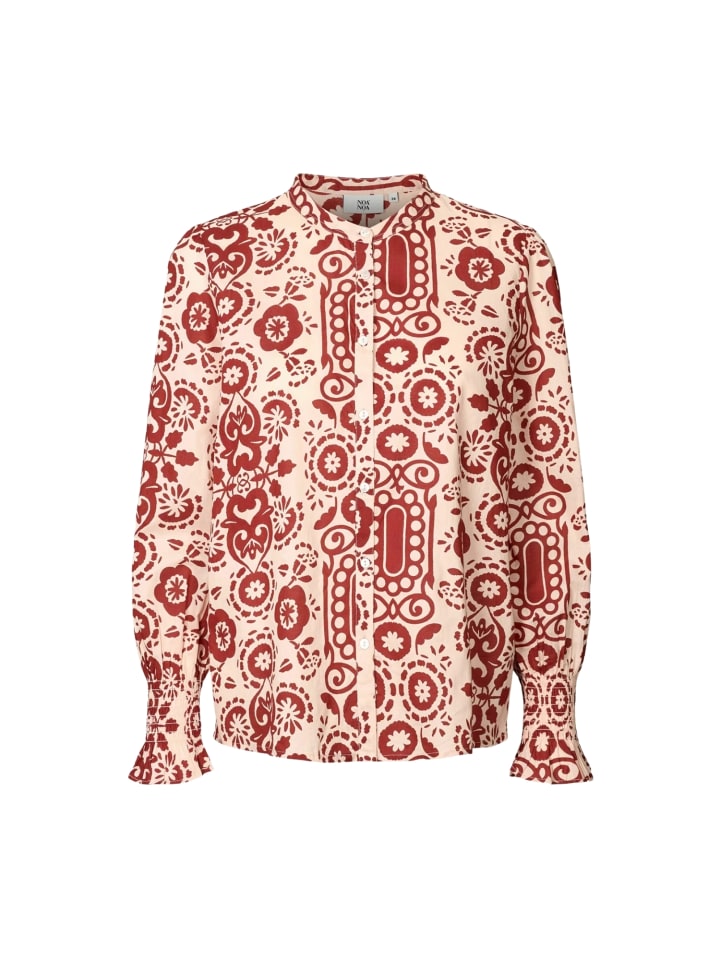 

Noa Noa Рубашка AnnieNN с принтом в розово-коричневых тонах