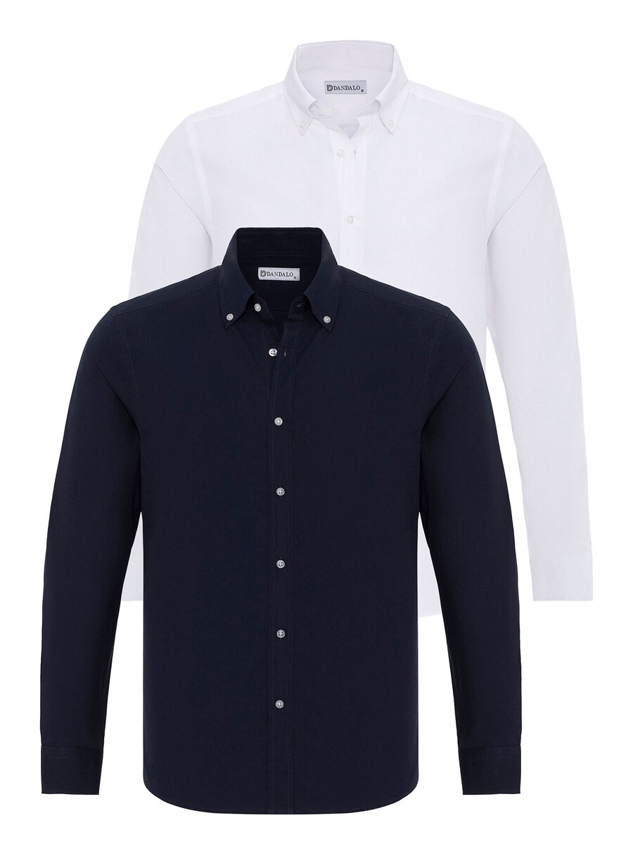 

Рубашка обычного кроя на пуговицах Dandalo, цвет Navy/Dark blue/White